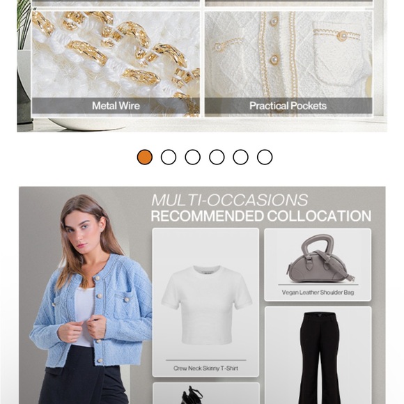 Pink Cardigan Sweater - Picture 7 of 7